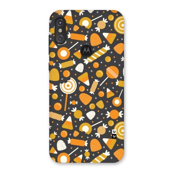 Candies Pattern Back Case for Motorola One Power