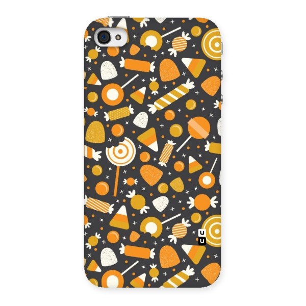 Candies Pattern Back Case for iPhone 4 4s