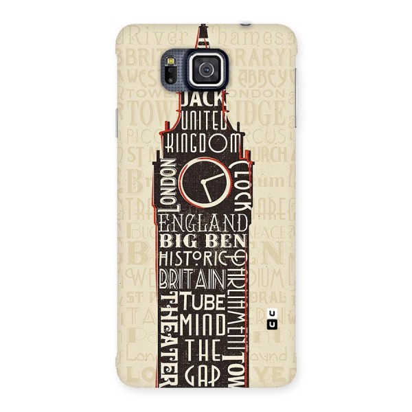 Cap City Design Back Case for Galaxy Alpha