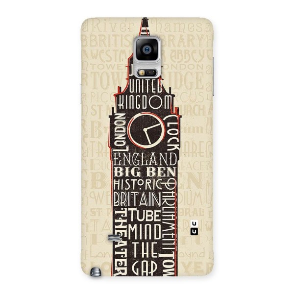 Cap City Design Back Case for Galaxy Note 4