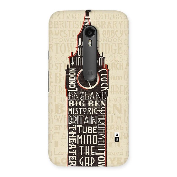 Cap City Design Back Case for Moto G3