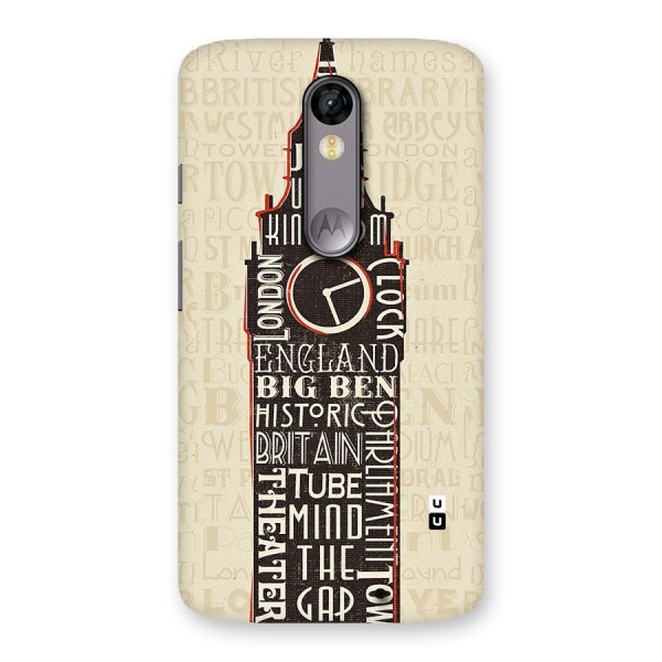 Cap City Design Back Case for Moto X Force