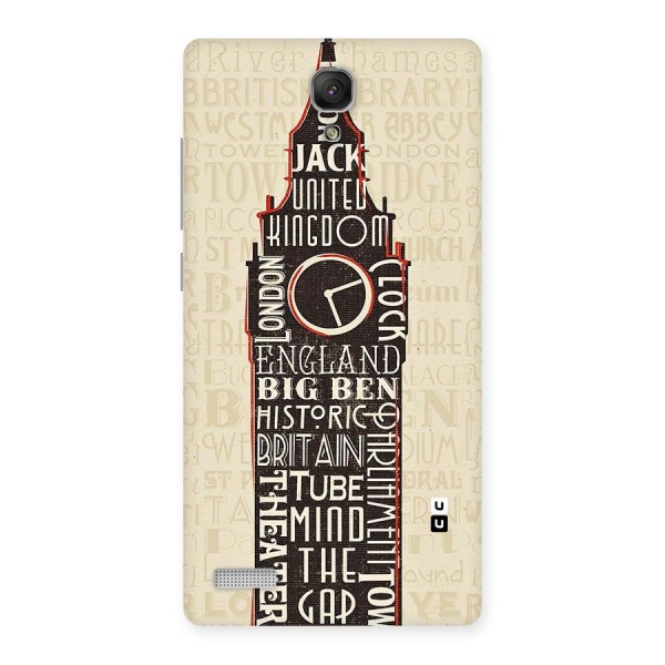 Cap City Design Back Case for Redmi Note