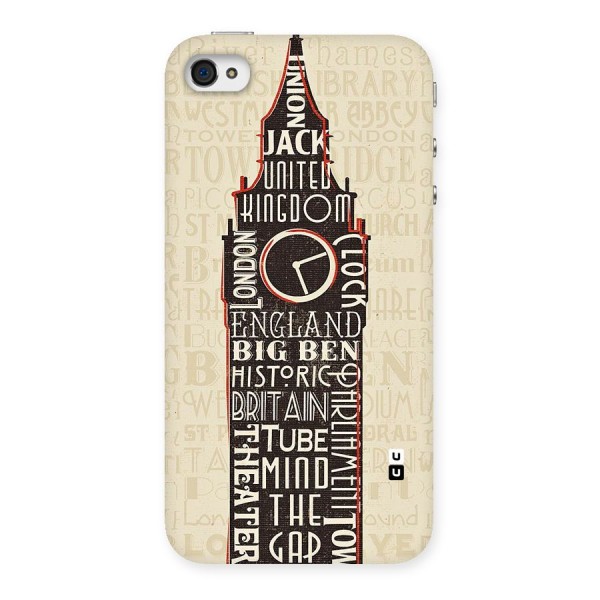 Cap City Design Back Case for iPhone 4 4s