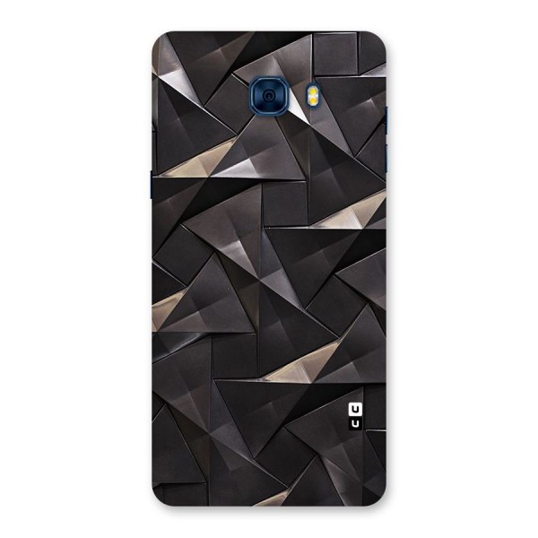 Carved Triangles Back Case for Galaxy C7 Pro