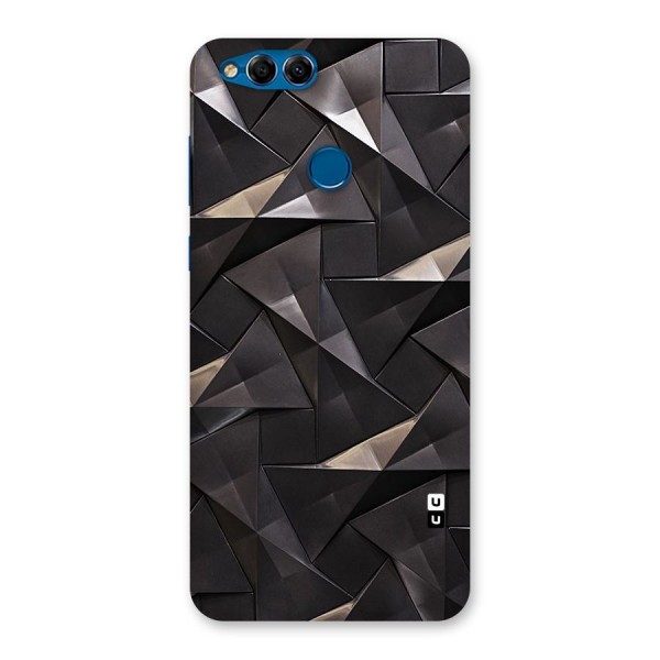 Carved Triangles Back Case for Honor 7X