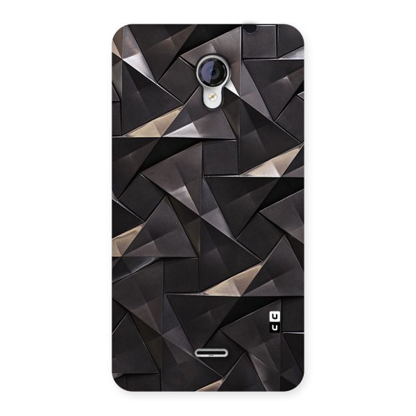 Carved Triangles Back Case for Micromax Unite 2 A106