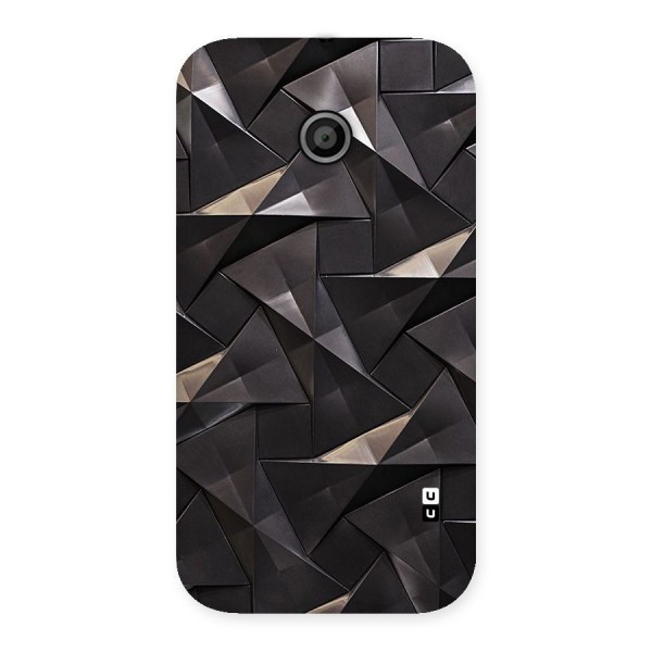 Carved Triangles Back Case for Moto E