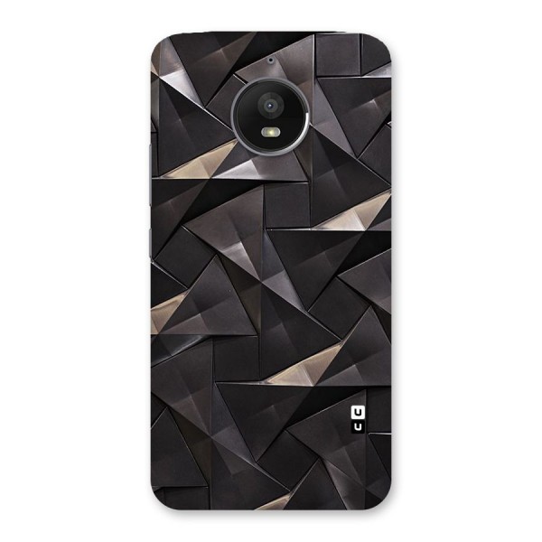 Carved Triangles Back Case for Moto E4 Plus