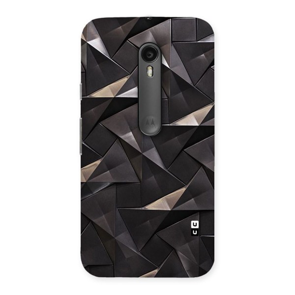 Carved Triangles Back Case for Moto G3