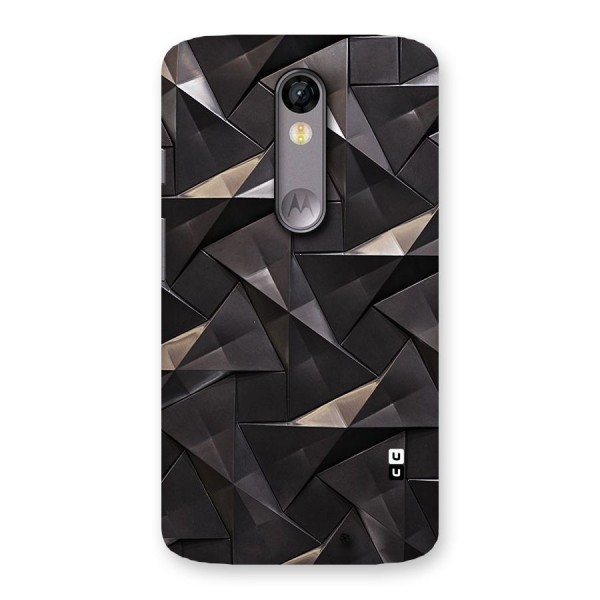 Carved Triangles Back Case for Moto X Force