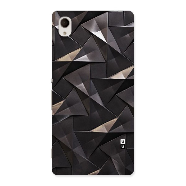 Carved Triangles Back Case for Sony Xperia M4