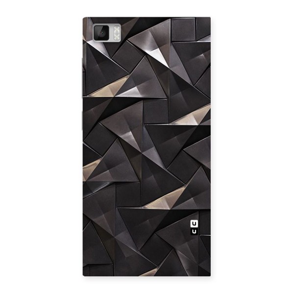 Carved Triangles Back Case for Xiaomi Mi3