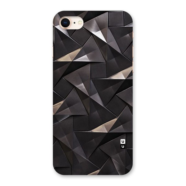 Carved Triangles Back Case for iPhone 8