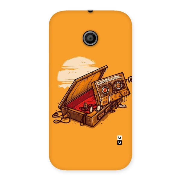 Casette Box Back Case for Moto E