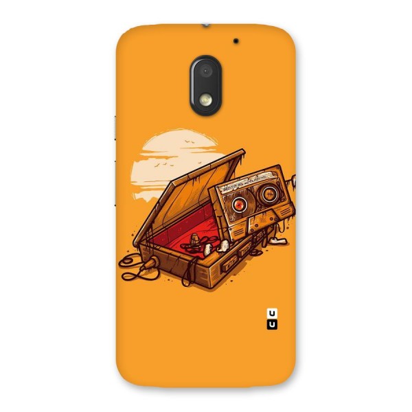 Casette Box Back Case for Moto E3 Power