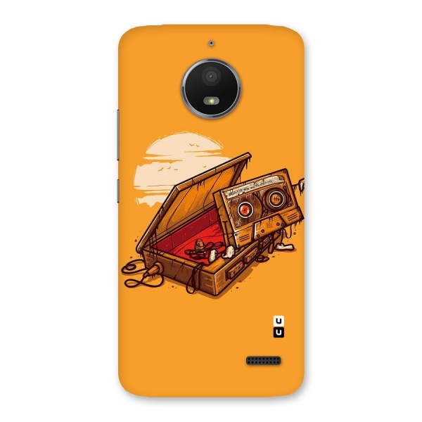 Casette Box Back Case for Moto E4