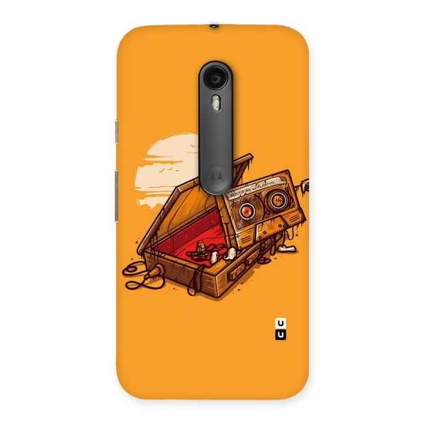 Casette Box Back Case for Moto G3