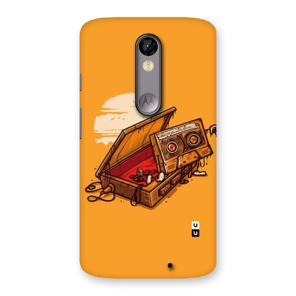 Casette Box Back Case for Moto X Force