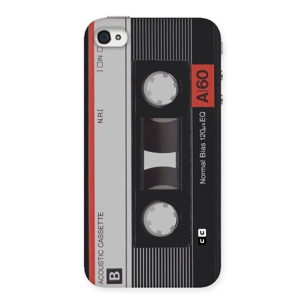 Casette Design Back Case for iPhone 4 4s