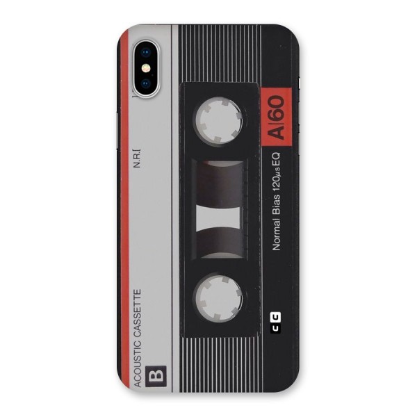 Casette Design Back Case for iPhone XS