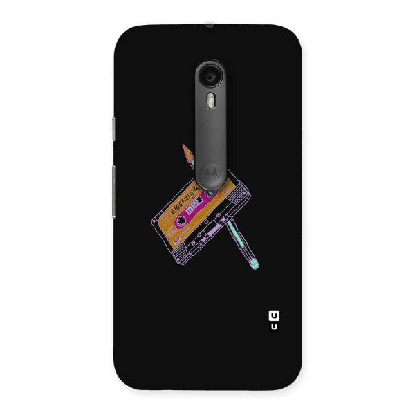 Casette Nostalgia Back Case for Moto G3