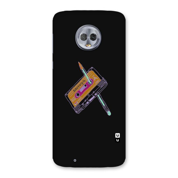 Casette Nostalgia Back Case for Moto G6