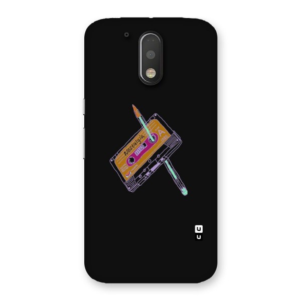 Casette Nostalgia Back Case for Motorola Moto G4