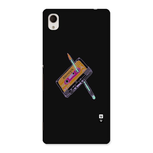 Casette Nostalgia Back Case for Xperia M4 Aqua