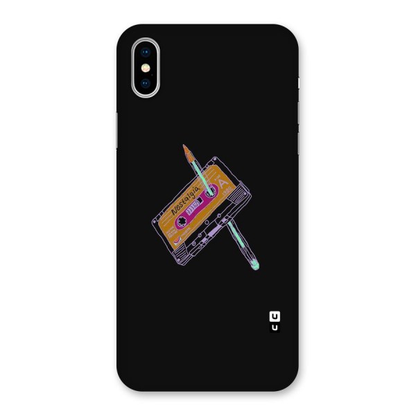 Casette Nostalgia Back Case for iPhone X