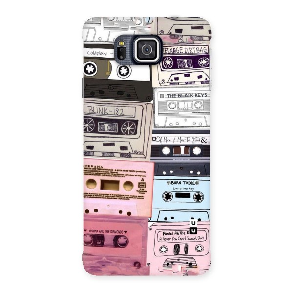 Casette Rolling Back Case for Galaxy Alpha