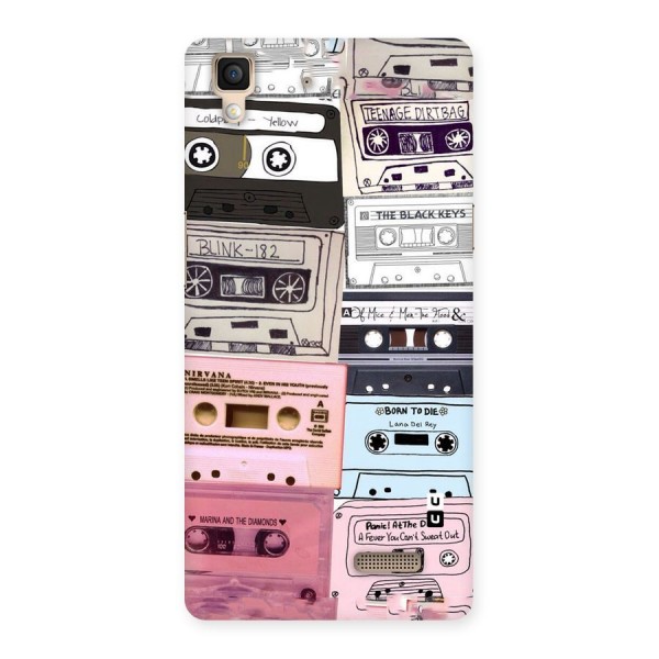 Casette Rolling Back Case for Oppo R7