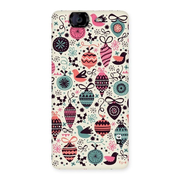 Celebration Pattern Back Case for Canvas Knight A350