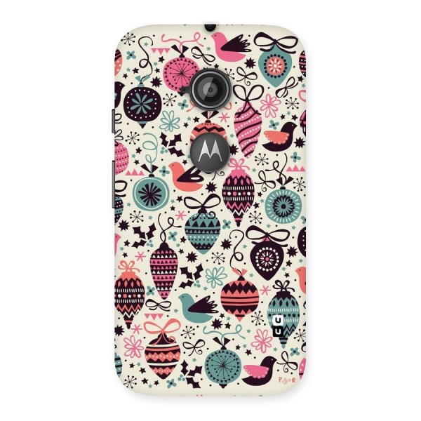 Celebration Pattern Back Case for Moto E 2nd Gen