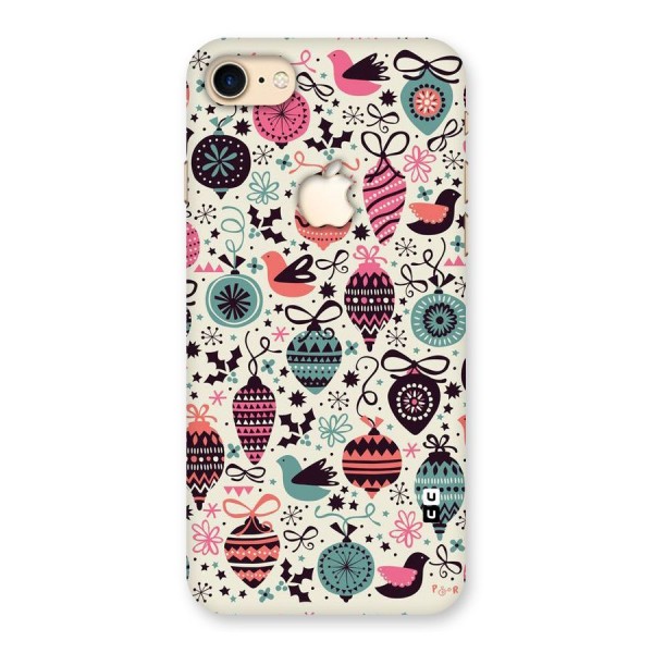 Celebration Pattern Back Case for iPhone 7 Apple Cut