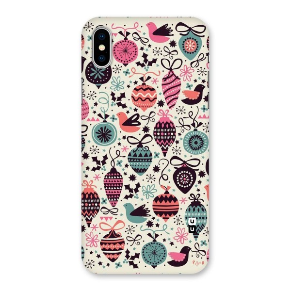 Celebration Pattern Back Case for iPhone X