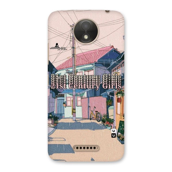 Century Girls Back Case for Moto C Plus