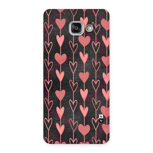 Chain Of Hearts Back Case for Galaxy A7 2016