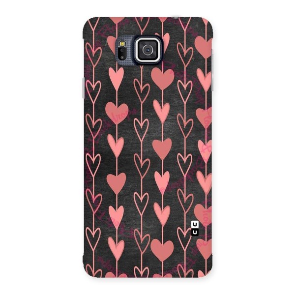 Chain Of Hearts Back Case for Galaxy Alpha