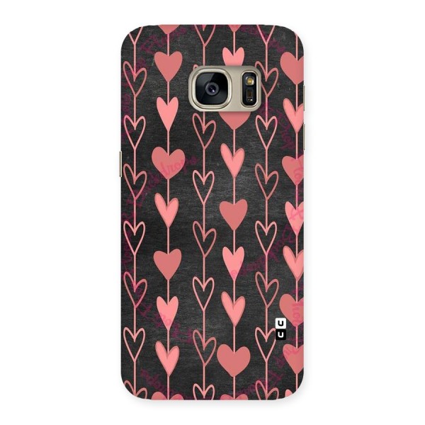 Chain Of Hearts Back Case for Galaxy S7