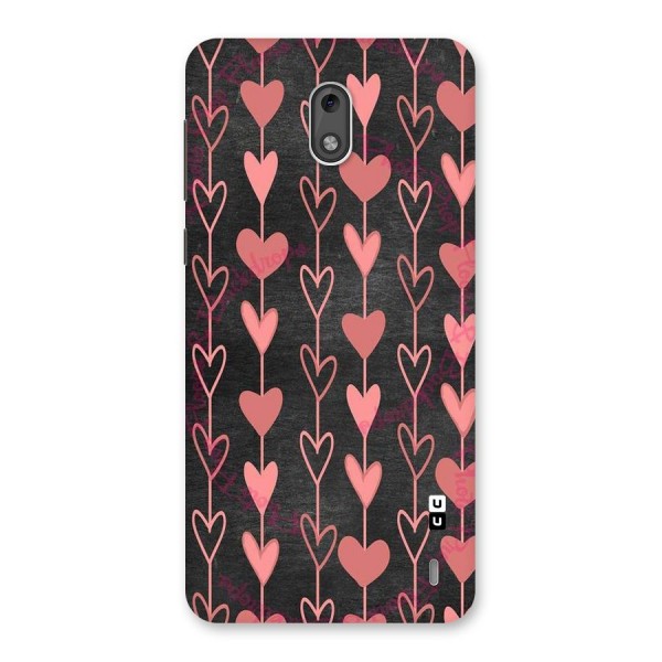 Chain Of Hearts Back Case for Nokia 2