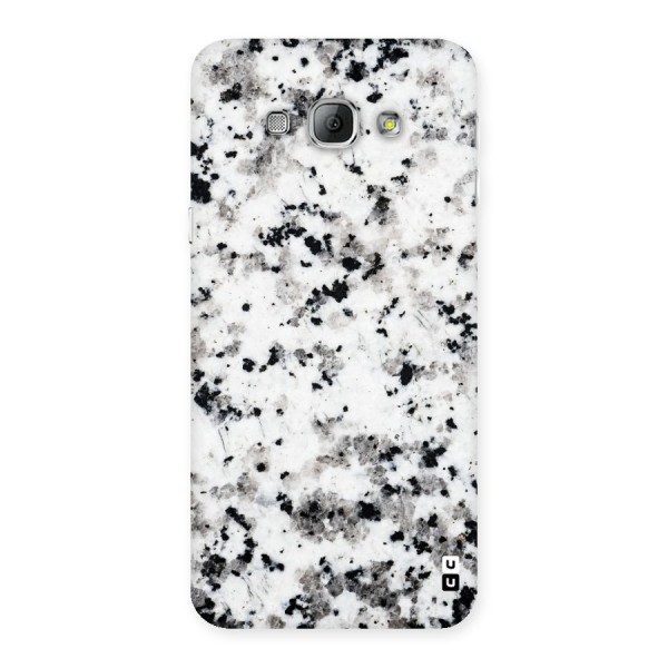 Charcoal Spots Marble Back Case for Galaxy A8