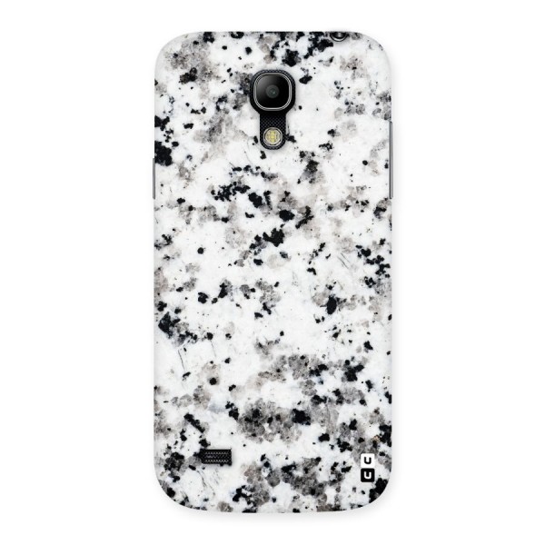 Charcoal Spots Marble Back Case for Galaxy S4 Mini