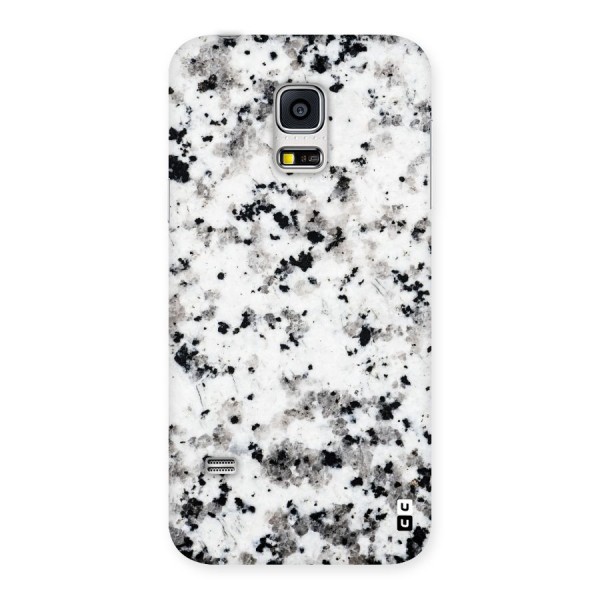 Charcoal Spots Marble Back Case for Galaxy S5 Mini