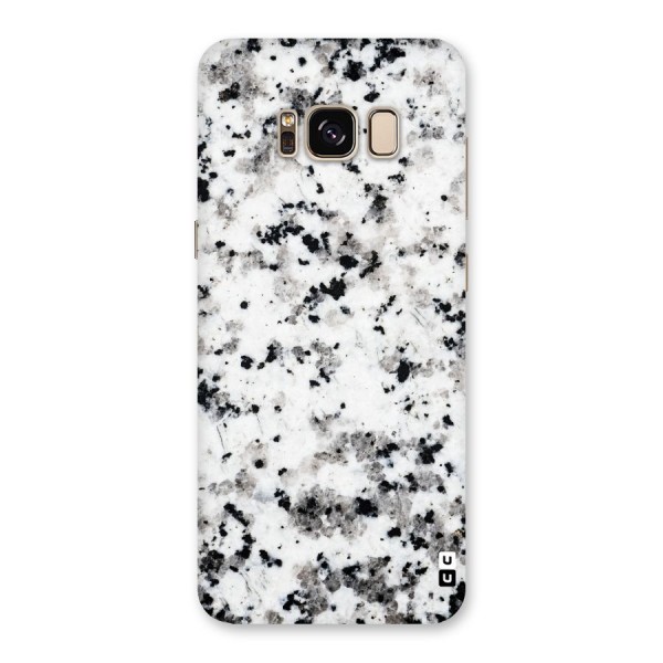 Charcoal Spots Marble Back Case for Galaxy S8