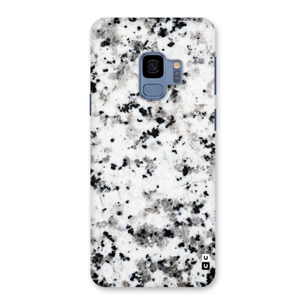 Charcoal Spots Marble Back Case for Galaxy S9