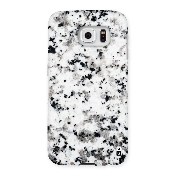 Charcoal Spots Marble Back Case for Samsung Galaxy S6