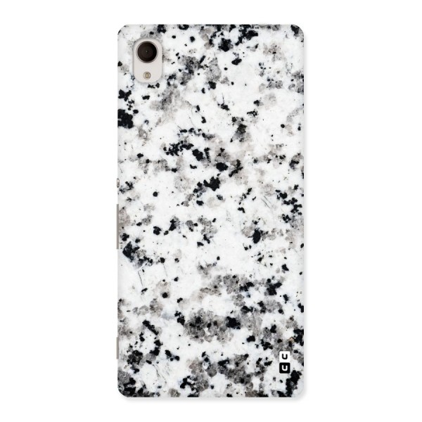 Charcoal Spots Marble Back Case for Sony Xperia M4