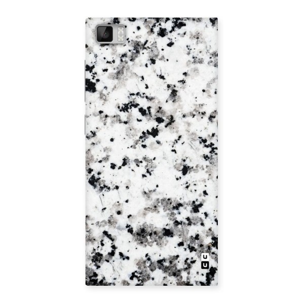 Charcoal Spots Marble Back Case for Xiaomi Mi3