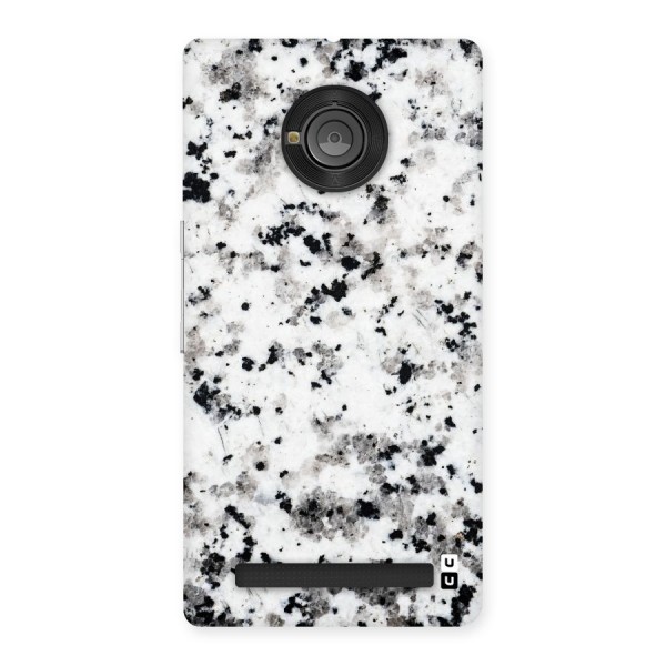 Charcoal Spots Marble Back Case for Yu Yuphoria